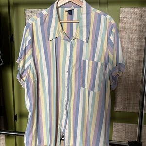 Universal Thread Pastel Striped Shirt